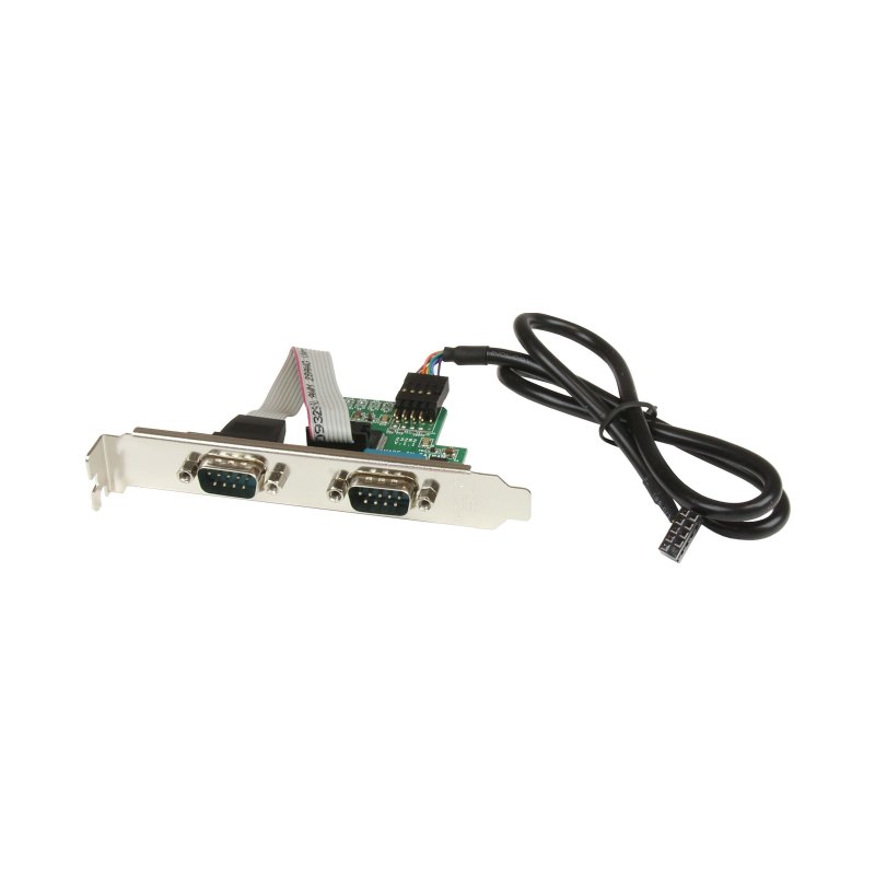 StarTech.com Adaptateur Interne Carte Mère USB vers 2 Ports Série RS232 DB-9 - 61 cm