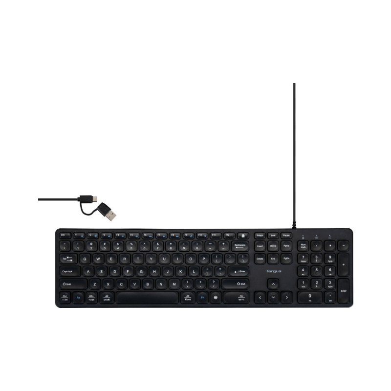 Targus EcoSmart keyboard Universal USB QWERTY English Black