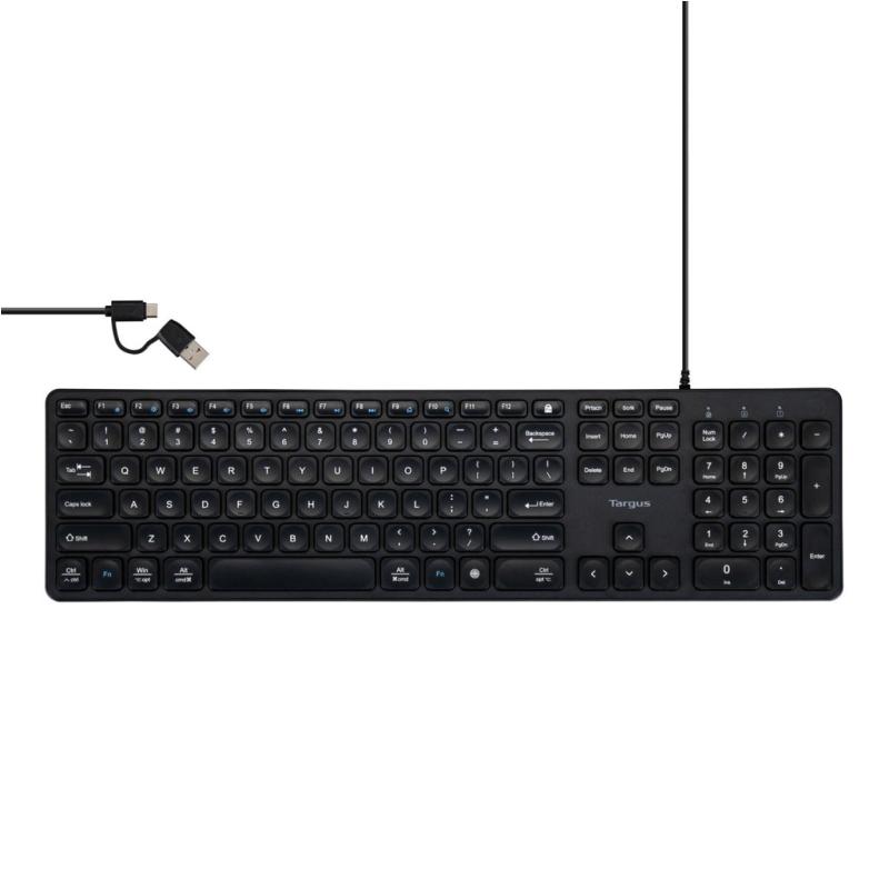 Targus EcoSmart clavier Universel USB QWERTY Anglais Noir