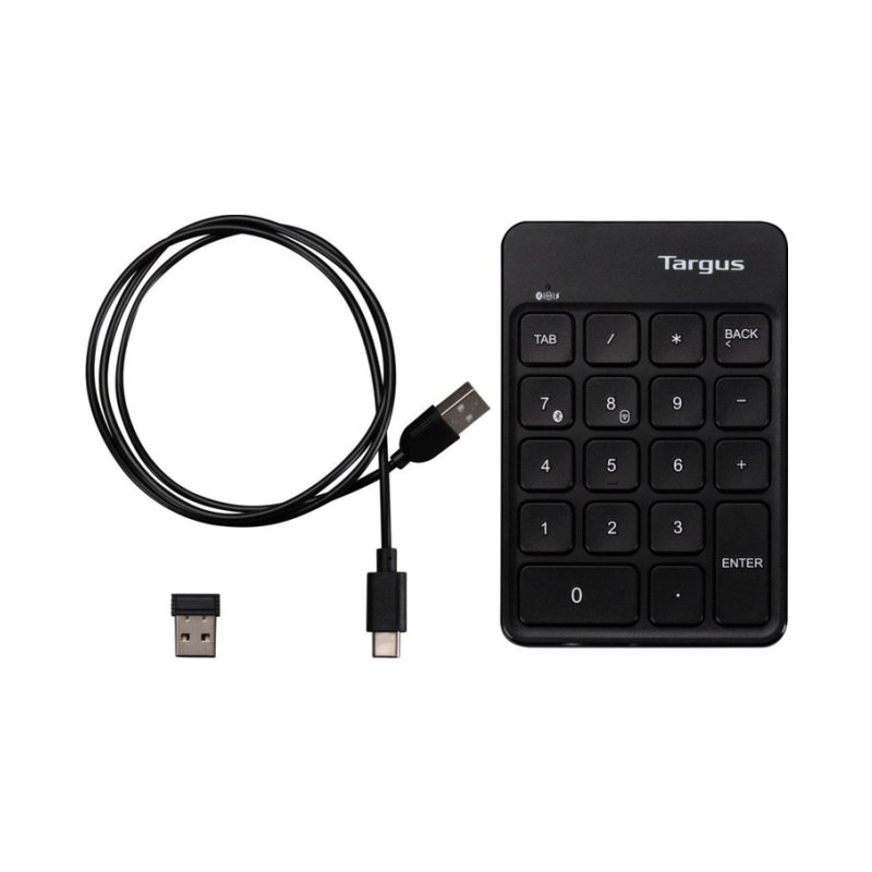 Targus EcoSmart numeric keypad Universal Bluetooth/USB/RF Wireless Black