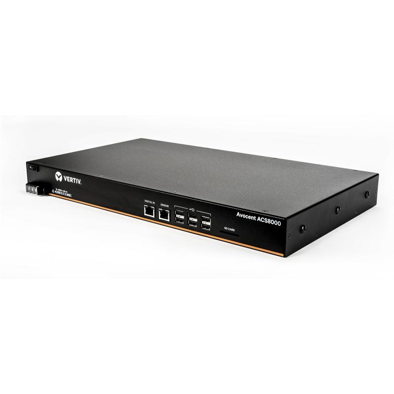 Vertiv Avocent 8-Port ACS 8000 avec alimentation électrique CC unique - ACS8008SDC-400
