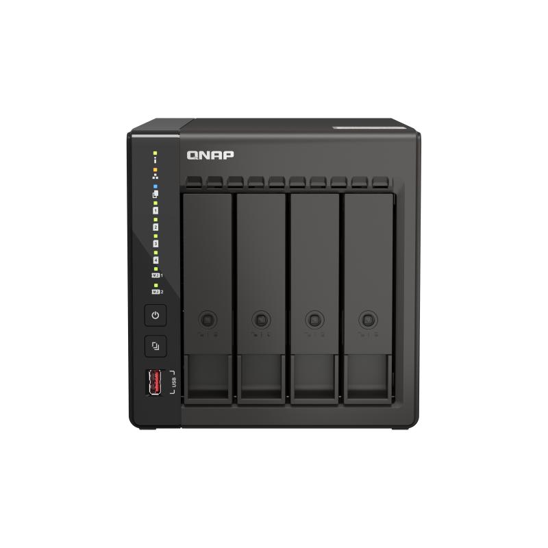 QNAP QVP-41C serveur de stockage NAS Tower Intel® Celeron® J6412 8 Go DDR4 0 To Noir
