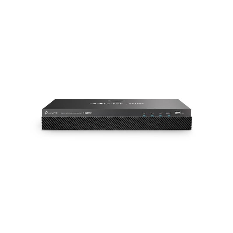 TP-Link VIGI NVR2008H-8MP Enregistreur vidéo sur réseau Noir