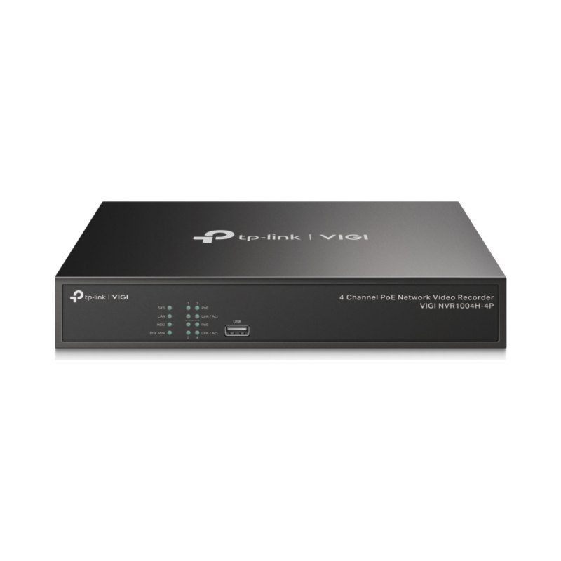 TP-Link VIGI 4 Channel PoE+ Network Video Recorder