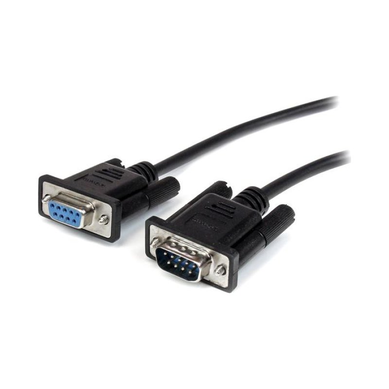 StarTech.com 3m Black Straight Through DB9 RS232 Serial Cable - M/F