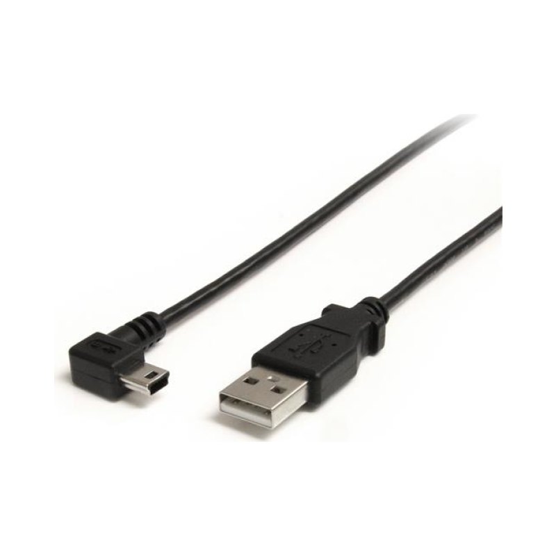 StarTech.com 3 ft Mini USB Cable - A to Right Angle Mini B