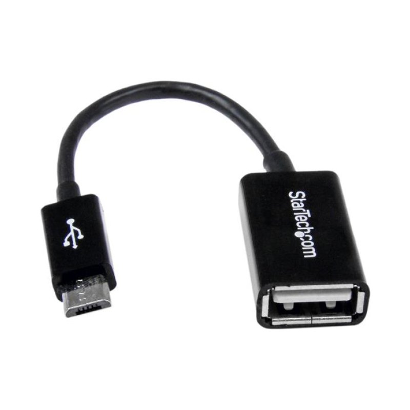 StarTech.com 5in Micro USB to USB OTG Host Adapter M/F