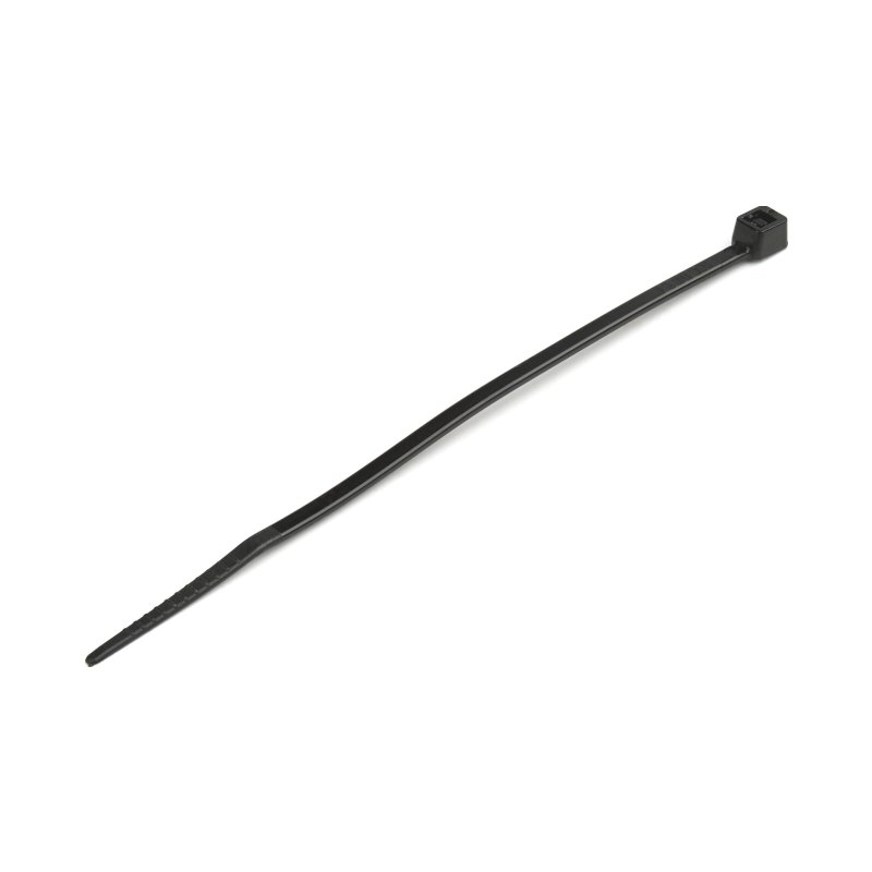 StarTech.com 4"(10cm) Cable Ties - 3/32"(2.5mm) wide, 7/8"(22mm) Bundle Diameter, 18lb(8kg) Tensile Strength, Nylon Self Locking Zip Ties with Curved Tip - 94V-2/UL Listed, 1000 Pack - Black - TAA