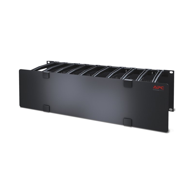 APC NetShelter - Passe-câbles horizontal - 3U - Profondeur 15 cm - 1 côté avec capot