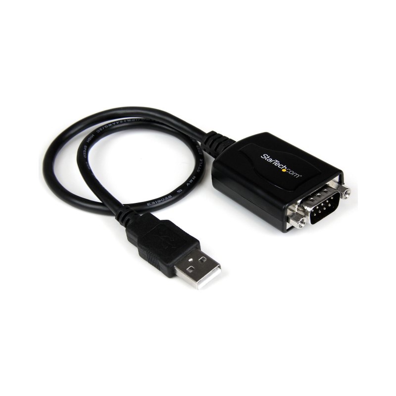 StarTech.com 1 ft USB to RS232 Serial DB9 Adapter Cable with COM Retention - TAA