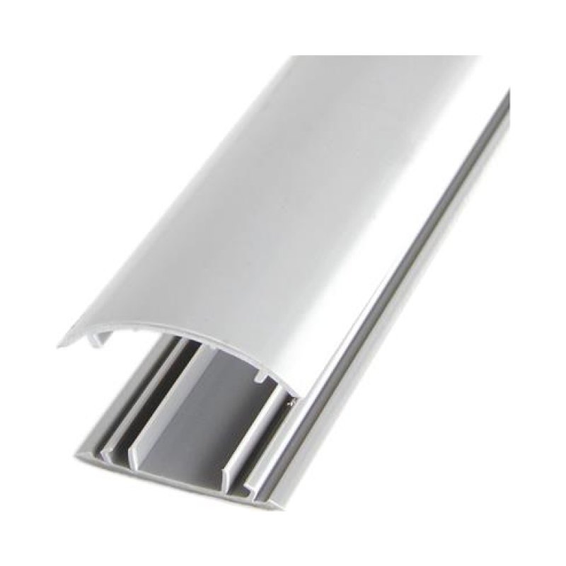 StarTech.com 6 ft 2in Wide Grey Floor Cable Duct with Guard - TAA
