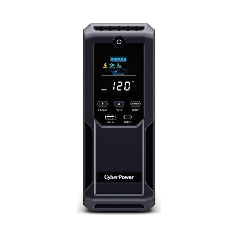 CyberPower LCD BRG1500AVRLCD2 uninterruptible power supply (UPS) Line-Interactive 1.5 kVA 900 W 12 AC outlet(s)