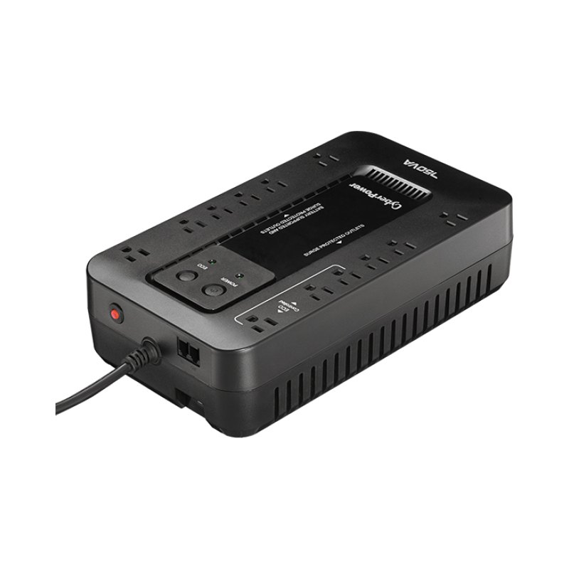 CyberPower EC750G uninterruptible power supply (UPS) Standby (Offline) 0.75 kVA 450 W 12 AC outlet(s)