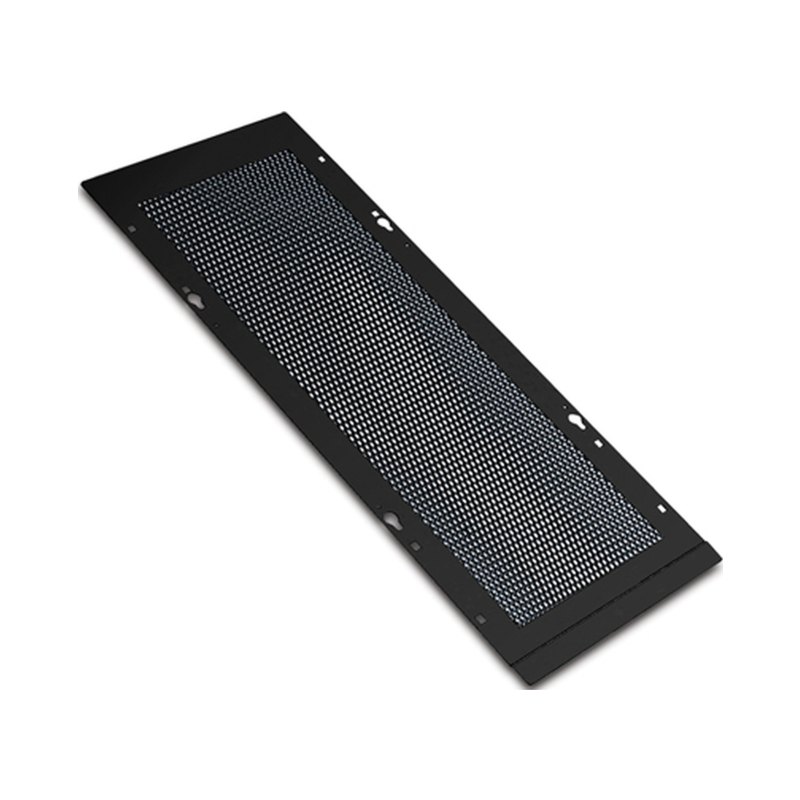 APC NetShelter Cable Management, Cable Trough, Perforated Cover, Black, 770 x 1.2 x 309.8 mm