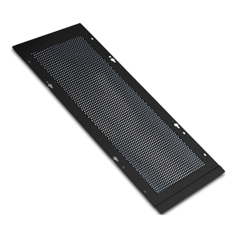 APC NetShelter Gestion des câbles, Gouttière, Couvercle perforé, Noir, 770 x 1,2 x 309,8 mm