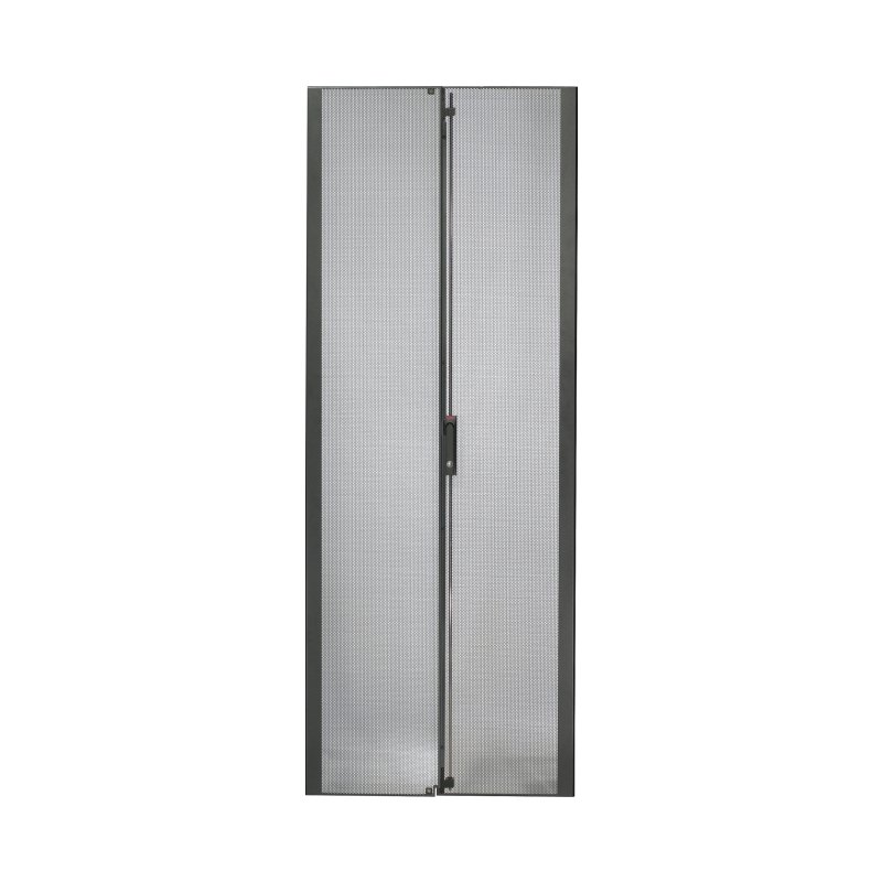 APC NetShelter SX 42U 600mm Wide Perforated Split Doors Black
