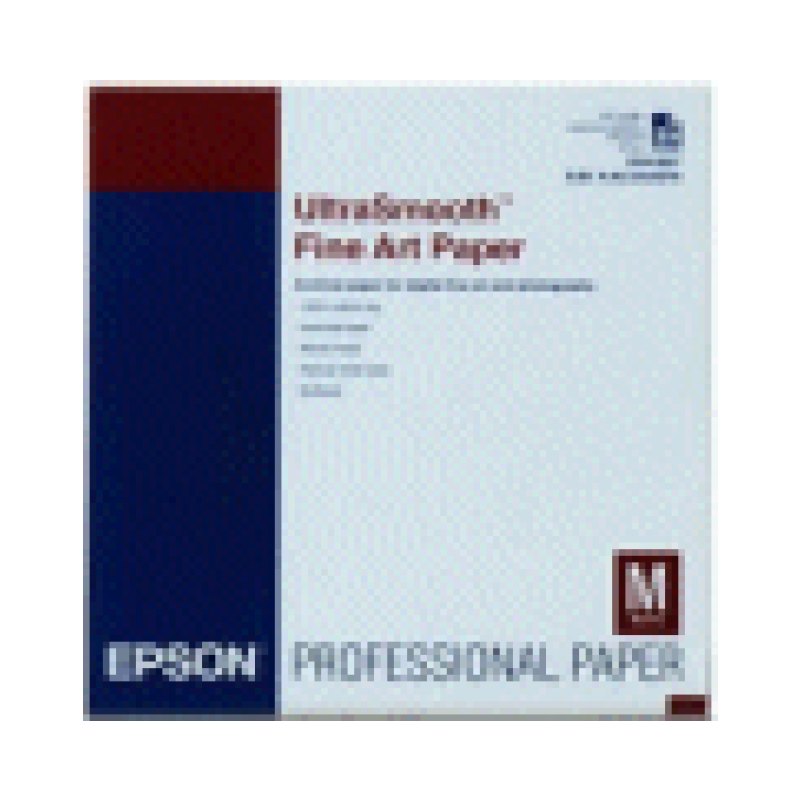 Epson Ultrasmooth Fine Art Paper, 17" x 22", 325g/m², 25 Sheets
