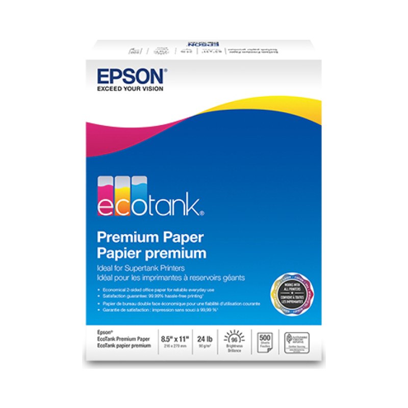 Epson S041586-ET printing paper 216x279 mm 500 sheets White