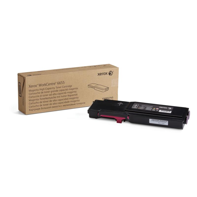 Xerox Cartouche de toner Magenta de Grande capacité WorkCentre® 6655/6655i (7500 pages) - 106R02745