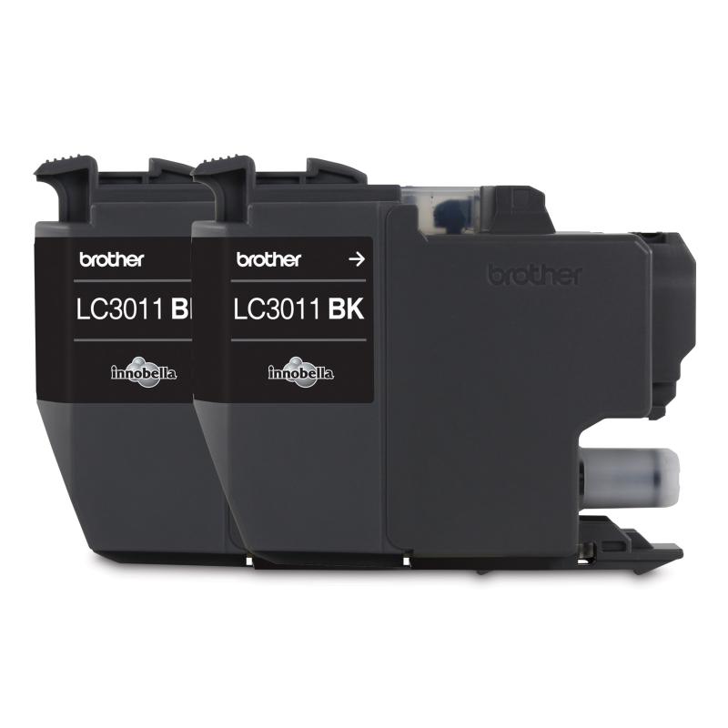 Brother LC30112PKS cartouche d'encre 2 pièce(s) Original Rendement standard Noir