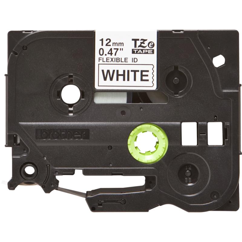Brother TZEFX231G ruban d'étiquetage noir sur blanc TZe