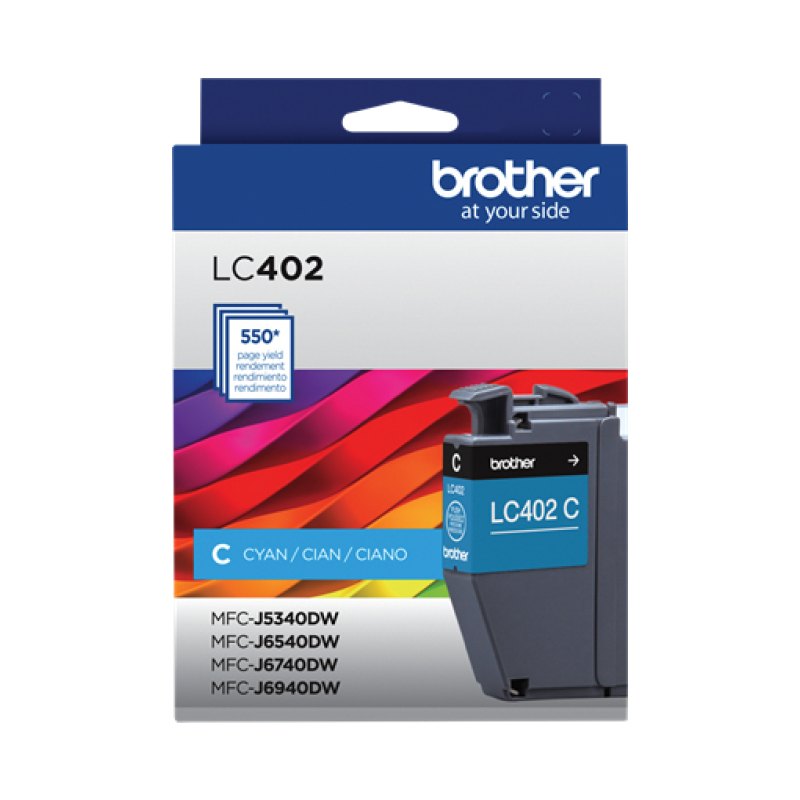 Brother LC402CS ink cartridge 1 pc(s) Original Standard Yield Cyan