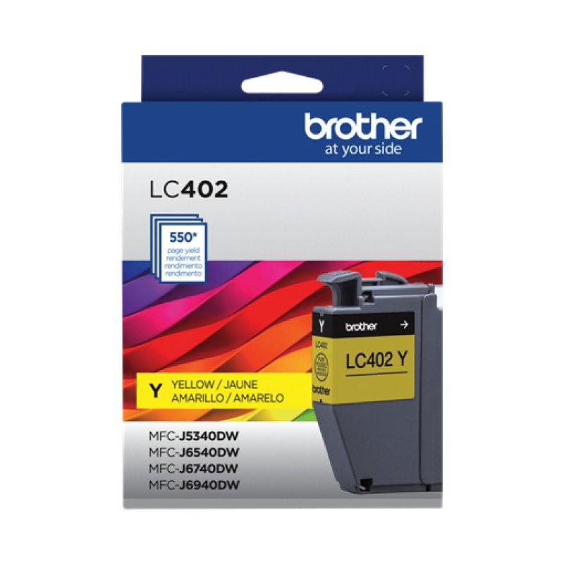 Brother LC402YS ink cartridge 1 pc(s) Original Standard Yield Yellow