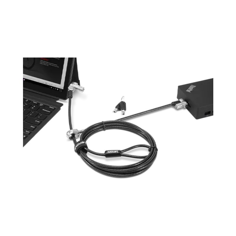 Lenovo 4XE1B81920 cable lock Black 1.8 m