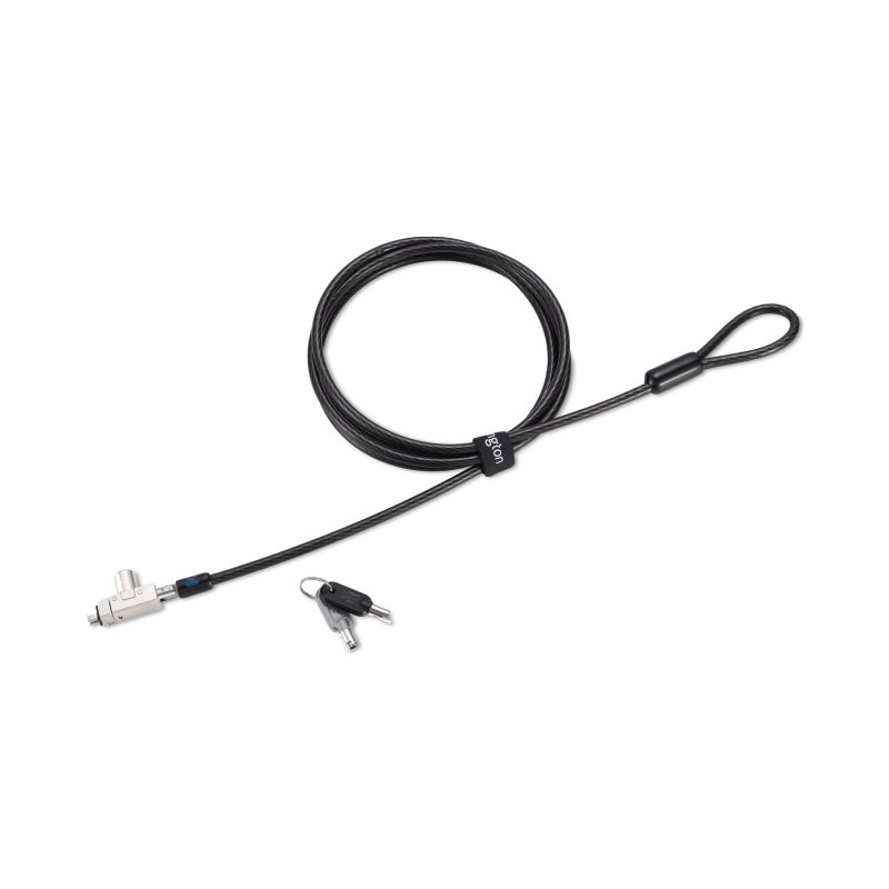 Kensington Slim N17 2.0 Keyed Laptop Lock for Wedge-Shaped Slots