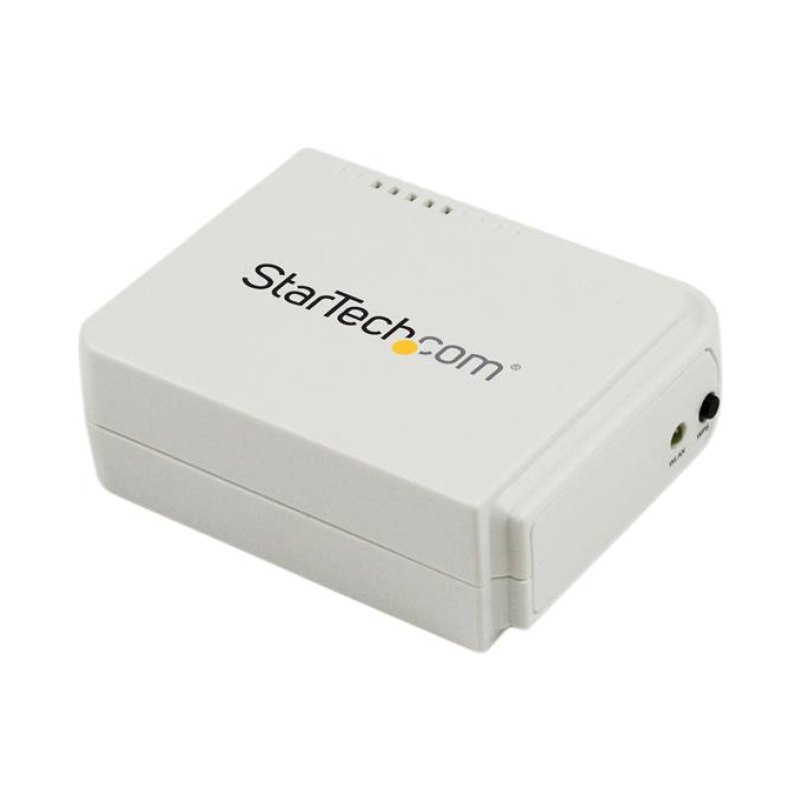 StarTech.com 1 port USB serveur d'impression sans fil Réseau N avec port Ethernet 10/100 Mbps - 802.11 b/g/n - TAA
