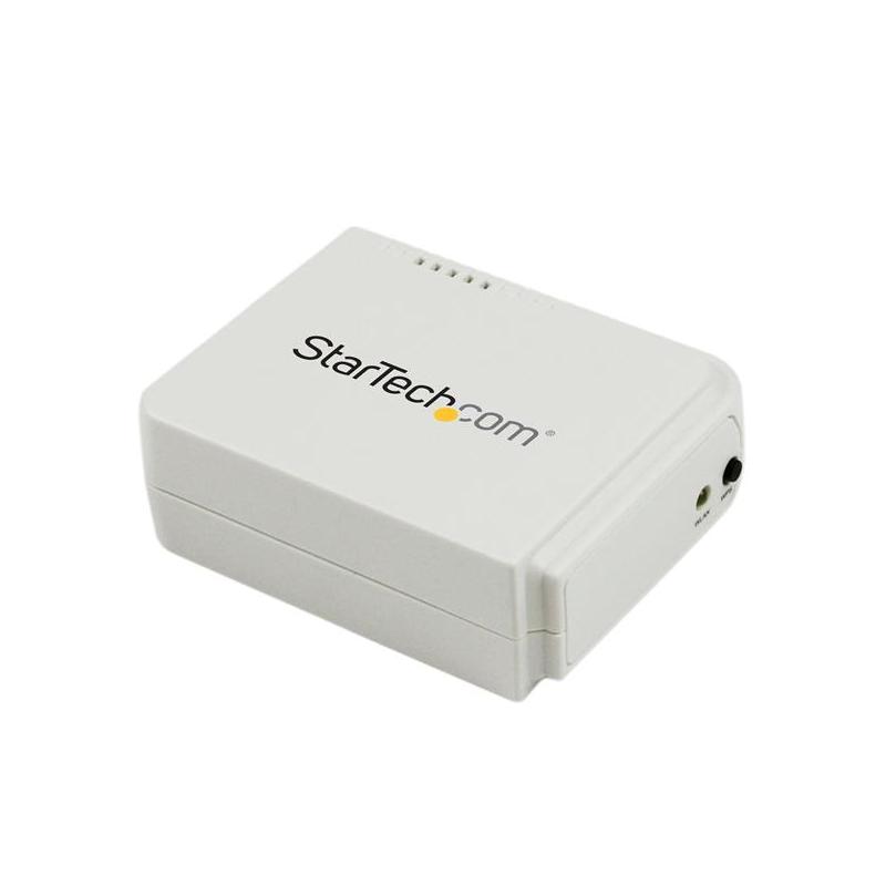 StarTech.com 1 port USB serveur d'impression sans fil Réseau N avec port Ethernet 10/100 Mbps - 802.11 b/g/n - TAA