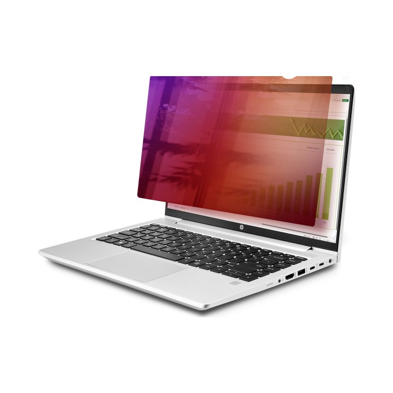 StarTech.com Écran de confidentialité pour ordinateur portable de 14 pouces, 16:9, Filtre doré réversible avec confidentialité améliorée, Filtre de sécurité pour ordinateur, Protège-écran amovible/bouclier, +/- 30 degrés