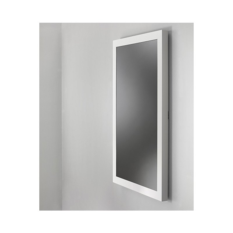 Chief ImpactTM On-Wall Kiosk with Protective Glass - Portrait 65 Inch White