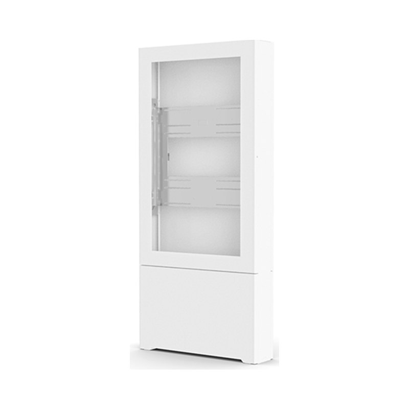 Chief ImpactTM Floor Mounted Kiosk, Portrait 55" White