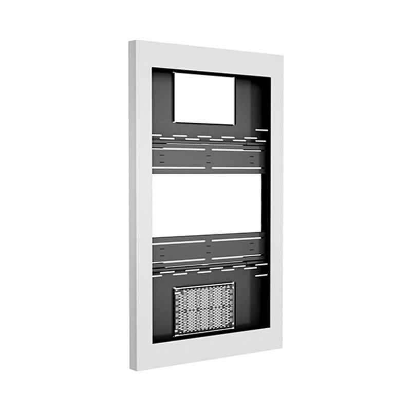 Chief ImpactTM On-Wall Kiosk - Portrait 65 Inch White