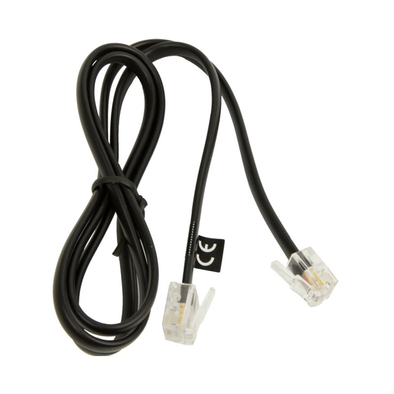 Jabra 8800-00-101 telephone cable Black