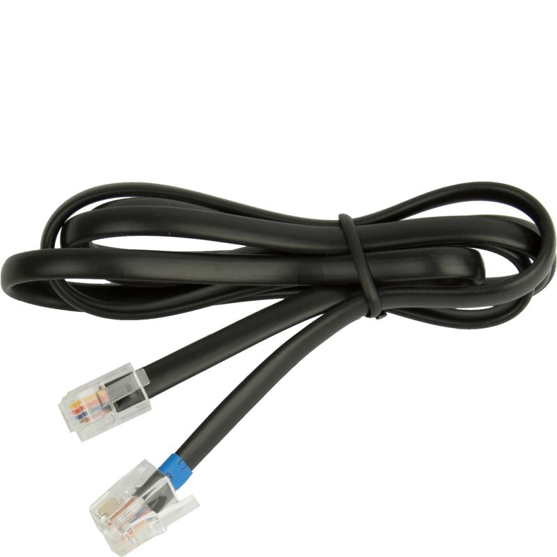 Câble téléphone Jabra (cordon plat avec connecteur modulaire norme RJ9 à RJ9)