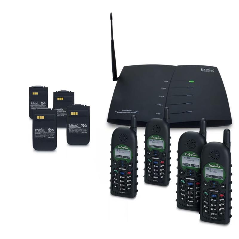 EnGenius DuraFon PRO-PIA Kit radio bidirectionnelle 128 canaux 902 - 928 MHz Noir