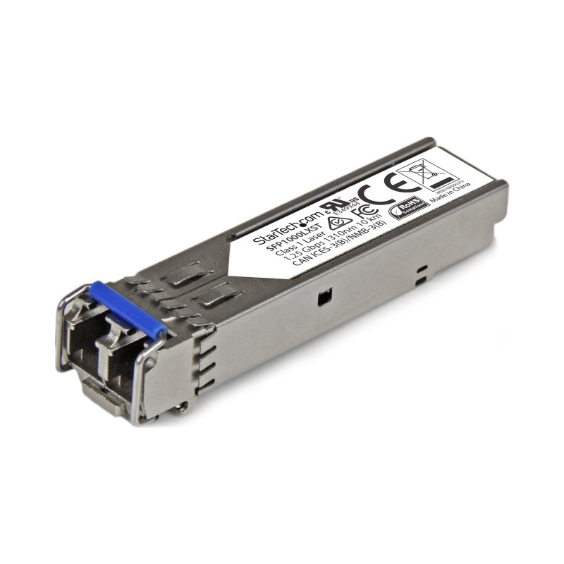 StarTech.com MSA Uncoded SFP Module - 1000BASE-LX - 1GbE Single Mode Fiber (SMF) Optic Transceiver - 1GE Gigabit Ethernet SFP - LC 10km - 1310nm - DDM