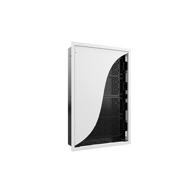 Chief Proximity® Boîte de stockage murale extra-large avec bride, couvercle et verrou à levier LockTM -PAC527LFCW