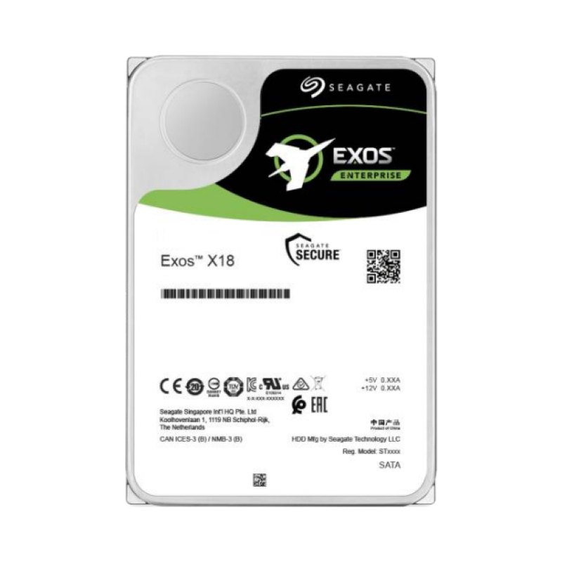 Seagate Exos X18 internal hard drive 14 TB 7200 RPM 256 MB 3.5" Serial ATA III