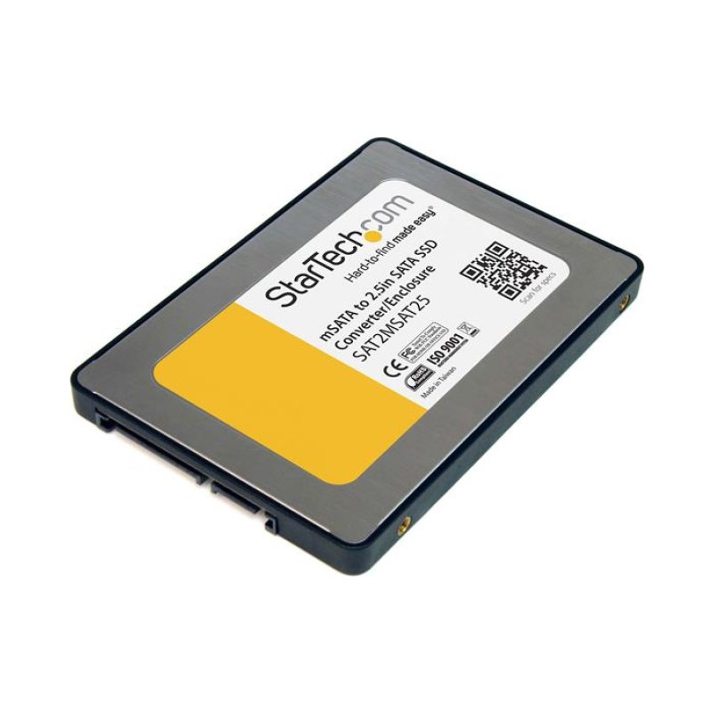 StarTech.com Boîtier d'adaptateur SSD SATA vers Mini SATA 2,5 po