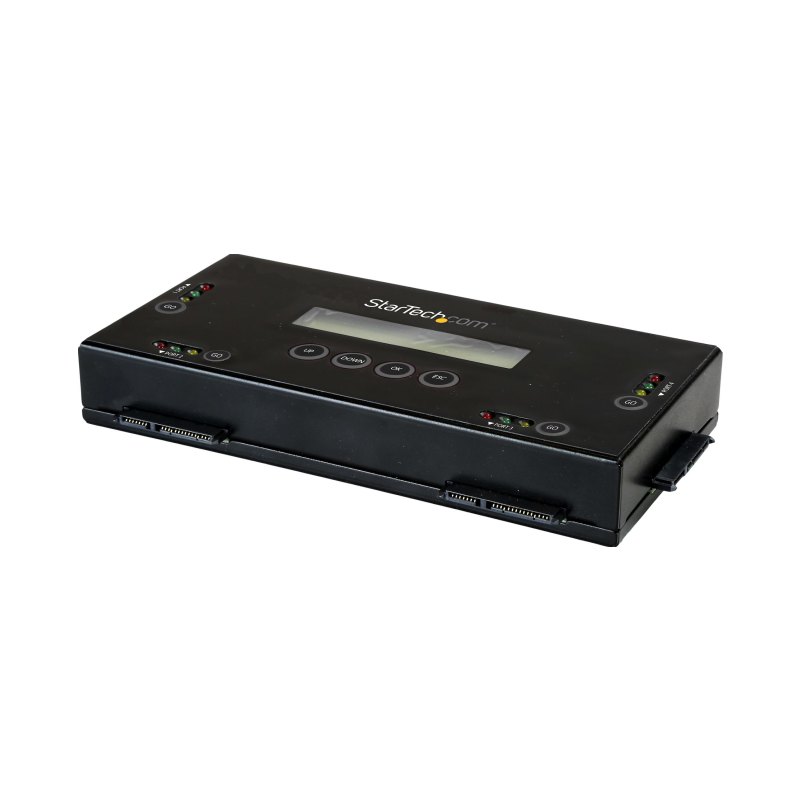 StarTech.com 4 Bay SSD/HDD Hard Drive Eraser - 2.5" & 3.5" SATA - Hostless Standalone Secure Erase External Disk Sanitizer - 9 Erase Modes - RS232 Printer Port - NIST/DOD & TAA Compliant