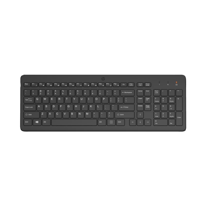 HP SMART BUY 225 WL KBD keyboard Universal RF Wireless Black