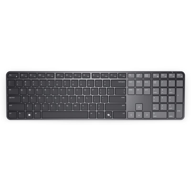 DELL Pro 7 Slim clavier maison/bureau RF sans fil + Bluetooth Anglais américain Graphite