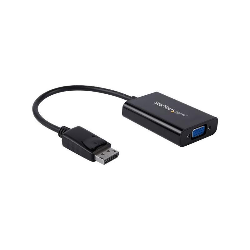 StarTech.com Adaptateur vidéo DisplayPort vers VGA avec audio - M/F - 1920x1200 / 1080p - Noir
