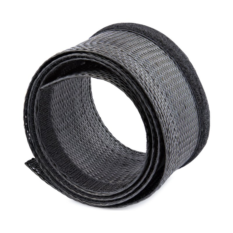 StarTech.com Gaine de Câble Tressée de 3m - Organisateur de Câble Gros Calibre, 3cm de Diamètre - Protège Câble Électrique en Polyester - Gaine Cache Câble Informatique - Manchon de Câble pour PC