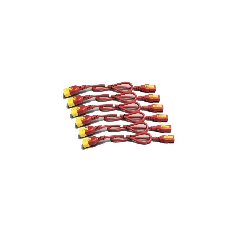 APC AP8704S-NAX340 câble électrique Rouge 1,2 m Coupleur C13 Coupleur C14