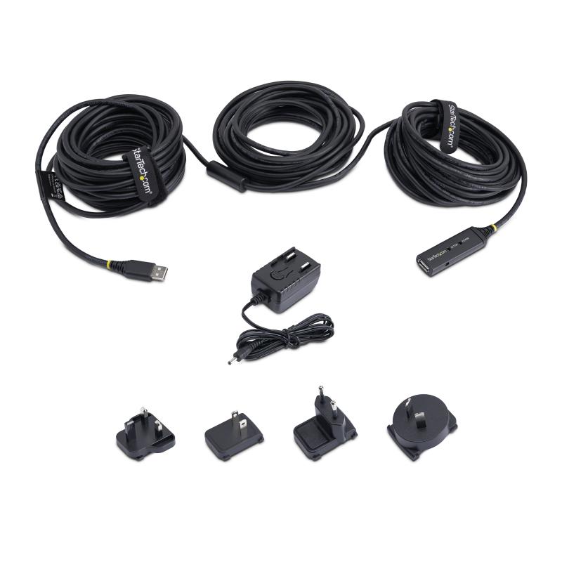 StarTech.com Câble Répéteur USB 15 m - Rallonge / Extension USB Actif - M/F