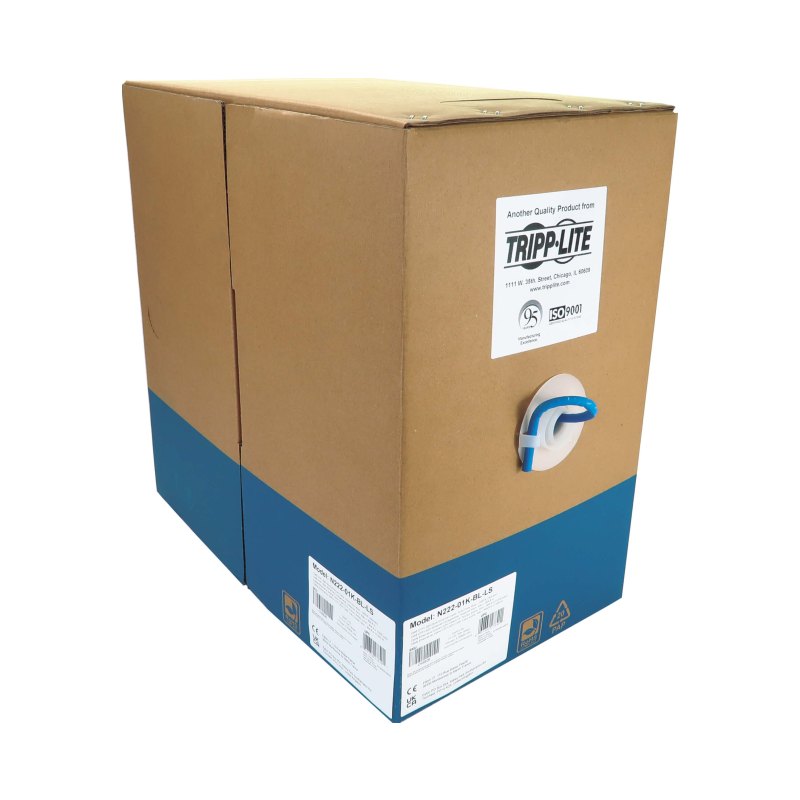 1Kft Bl Cat6 Sol Bulk Lszh Cbl